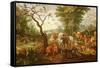 Noah's Ark, after 1613-Jan Brueghel the Elder-Framed Stretched Canvas