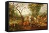 Noah's Ark, after 1613-Jan Brueghel the Elder-Framed Stretched Canvas