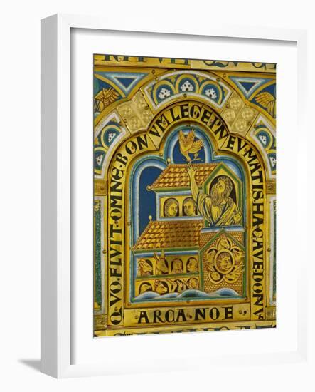Noah's Ark and the Return of the Dove-Nicholas of Verdun-Framed Giclee Print