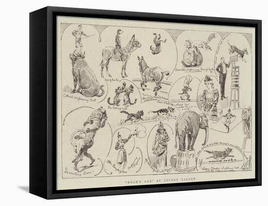 Noah's Ark at Covent Garden-Alfred Chantrey Corbould-Framed Stretched Canvas