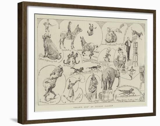 Noah's Ark at Covent Garden-Alfred Chantrey Corbould-Framed Giclee Print