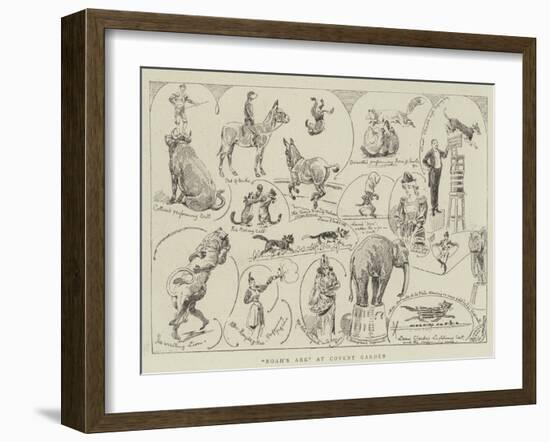 Noah's Ark at Covent Garden-Alfred Chantrey Corbould-Framed Giclee Print