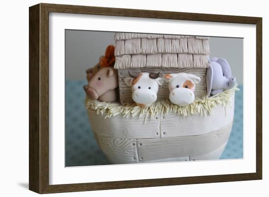 Noah's Ark Cows Close Up-null-Framed Photographic Print