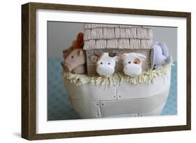 Noah's Ark Cows Close Up-null-Framed Photographic Print