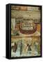 Noah's Ark During the Flood, circa 1100-null-Framed Stretched Canvas