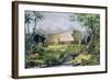 Noah's Ark, Pub. by Currier and Ives, New York-Napoleon Sarony-Framed Giclee Print