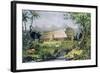 Noah's Ark, Pub. by Currier and Ives, New York-Napoleon Sarony-Framed Giclee Print