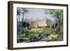 Noah's Ark, Pub. by Currier and Ives, New York-Napoleon Sarony-Framed Premium Giclee Print