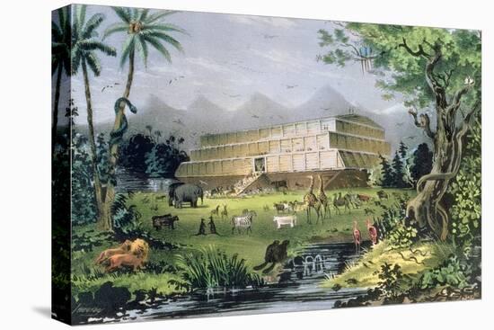 Noah's Ark, Pub. by Currier and Ives, New York-Napoleon Sarony-Stretched Canvas