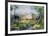 Noah's Ark, Pub. by Currier and Ives, New York-Napoleon Sarony-Framed Giclee Print