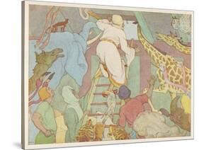 Noah's Ark, The Ark's Passengers Have Their First Sight of Land-E. Boyd Smith-Stretched Canvas