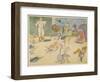 Noah's Ark, Uneasy Fellow-Passengers-E. Boyd Smith-Framed Art Print