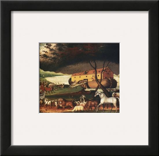 Noah's Ark-Edward Hicks-Framed Art Print
