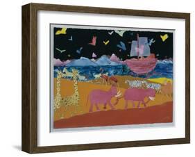 Noah's Ark-Erik Slutsky-Framed Giclee Print