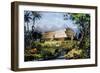Noah's Ark-Currier & Ives-Framed Giclee Print