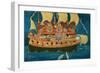 Noah's Ark-Linda Benton-Framed Giclee Print