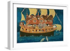 Noah's Ark-Linda Benton-Framed Giclee Print