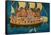 Noah's Ark-Linda Benton-Framed Stretched Canvas