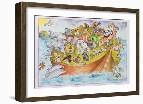 Noah's Crazy Ark, 1999-Maylee Christie-Framed Giclee Print