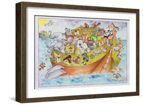 Noah's Crazy Ark, 1999-Maylee Christie-Framed Giclee Print