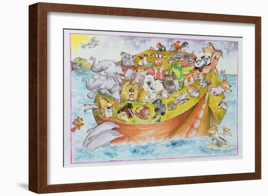 Noah's Crazy Ark, 1999-Maylee Christie-Framed Giclee Print