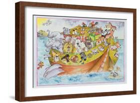 Noah's Crazy Ark, 1999-Maylee Christie-Framed Giclee Print