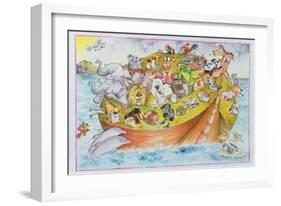 Noah's Crazy Ark, 1999-Maylee Christie-Framed Giclee Print