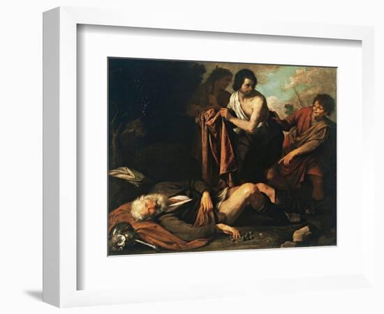 Noah's Drunkenness-Giovanni Andrea De Ferrari-Framed Giclee Print