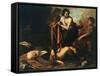 Noah's Drunkenness-Giovanni Andrea De Ferrari-Framed Stretched Canvas