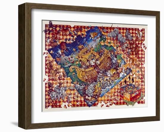 Noah's Puzzlement-Bill Bell-Framed Giclee Print