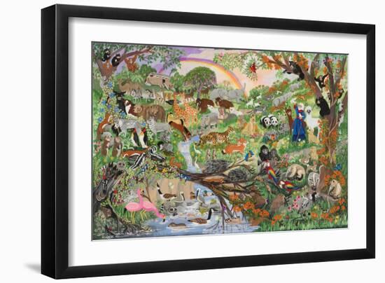 Noah’s Rainbow #5-Carol Salas-Framed Giclee Print