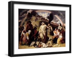Noah's Sacrifice, 1847-53-Daniel Maclise-Framed Giclee Print