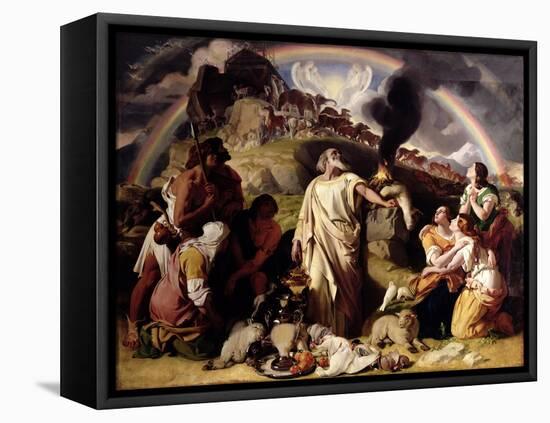 Noah's Sacrifice, 1847-53-Daniel Maclise-Framed Stretched Canvas