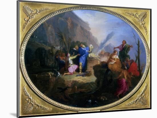 Noah's Sacrifice, C1688-1736-Nicolas Bertin-Mounted Giclee Print