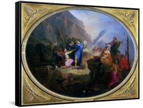 Noah's Sacrifice, C1688-1736-Nicolas Bertin-Framed Stretched Canvas