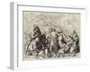 Noah's Sacrifice, the Ark Resteth on Ararat, the Bow Is Set in the Cloud-Daniel Maclise-Framed Giclee Print