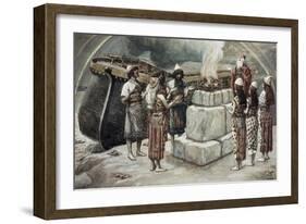 Noah's Sacrifice-James Tissot-Framed Giclee Print