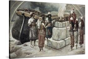 Noah's Sacrifice-James Jacques Joseph Tissot-Stretched Canvas