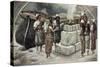 Noah's Sacrifice-James Jacques Joseph Tissot-Stretched Canvas