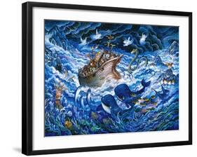 Noah's Voyage-Bill Bell-Framed Giclee Print