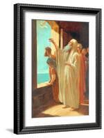 Noah Sending Forth The Dove-Phillip Richard Morris-Framed Giclee Print