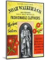 Noah Walker and Co. Fashionable Clothiers-null-Mounted Art Print