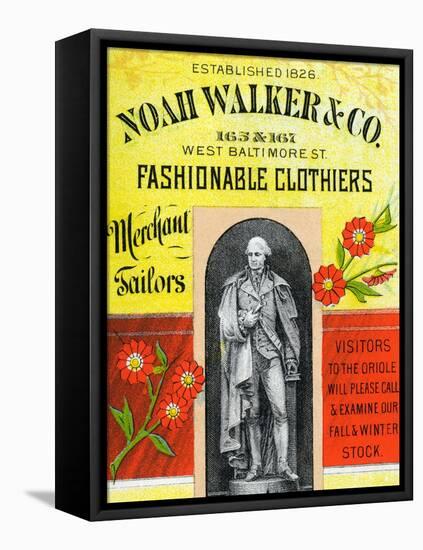 Noah Walker and Co. Fashionable Clothiers-null-Framed Stretched Canvas