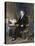 Noah Webster, American Lexicographer, Surrounded by Books-null-Stretched Canvas
