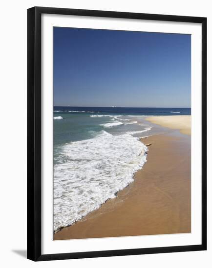 Nobbys Beach, Newcastle, New South Wales, Australia-David Wall-Framed Premium Photographic Print