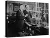 Nobel Prize Winners Irving Langmuir (Left) with Guglielmo Marconi, Ca. 1920-null-Stretched Canvas