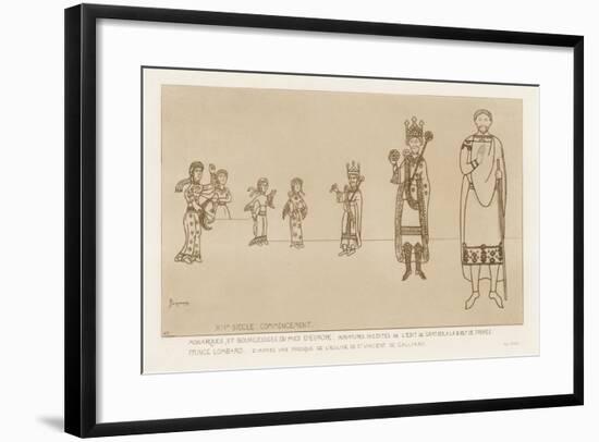 Nobility at the Start of the 12th Century-Raphael Jacquemin-Framed Giclee Print