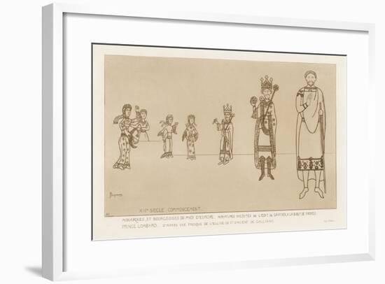 Nobility at the Start of the 12th Century-Raphael Jacquemin-Framed Giclee Print