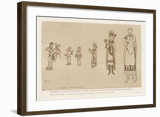 Nobility at the Start of the 12th Century-Raphael Jacquemin-Framed Giclee Print