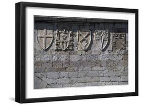 Noble Coats of Arms, Palazzo Dei Priori-null-Framed Giclee Print